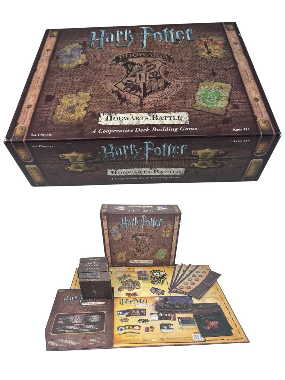 Harry Potter Hogwarts Battle Cooperative Deck Building Card Game COMPLETE